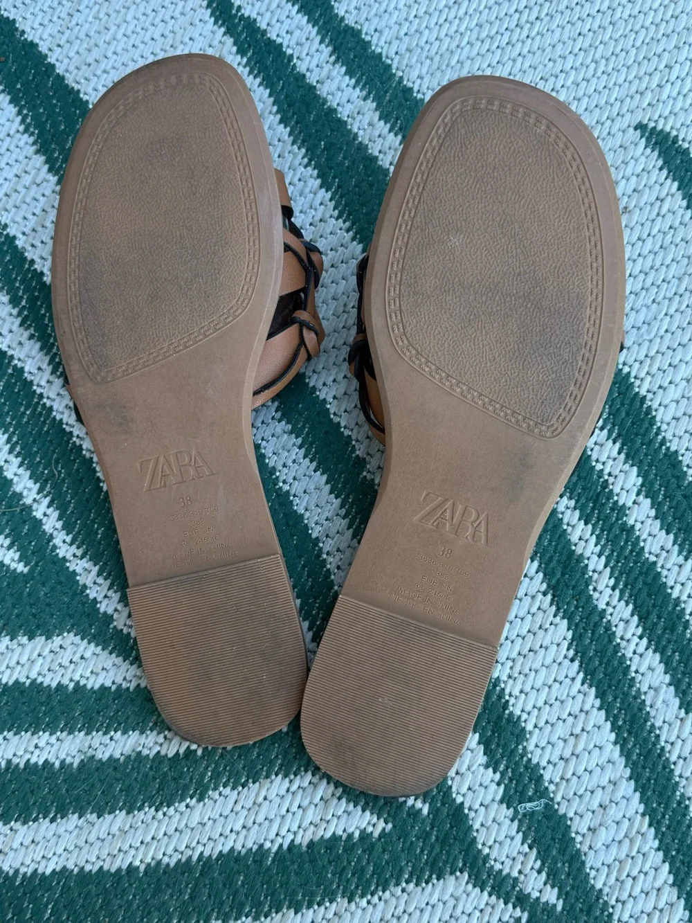 ZARA Flat Slider Sandals - Picture 6 of 7